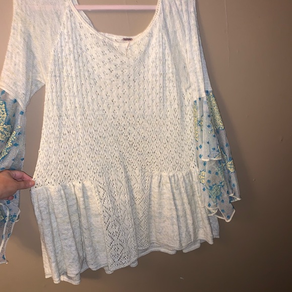 Free People flutter sleeve top - Picture 6 of 8